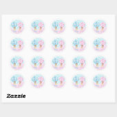 Good Vibes Dog | Colorful Tie-Dye Round Sticker ラウンドシール (シート)