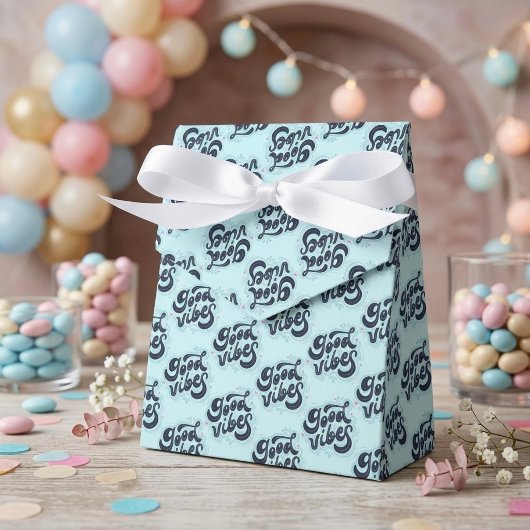 Good Vibes Favor Boxes フェイバーボックス