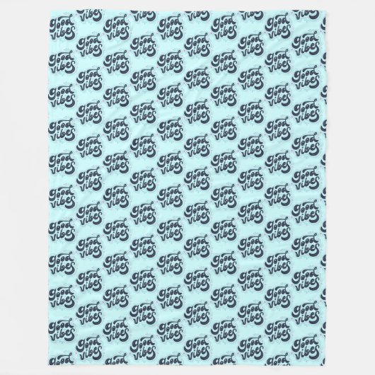 Good Vibes Fleece Blanket フリースブランケット (正面)