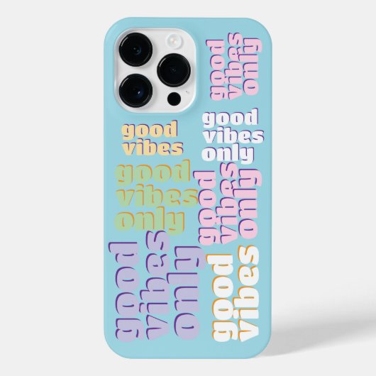 good vibes frases iPhoneケース (裏面)