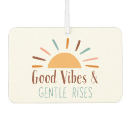 Good Vibes & Gentle Rises Boho Car Air Freshener カーエアーフレッシュナー