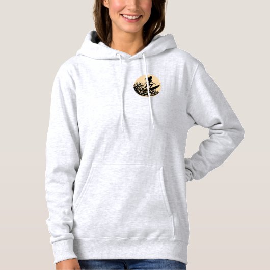 Good Vibes & High Tides Womens パーカ (正面)