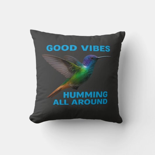Good Vibes - Humming All のまわりに Edition クッション (正面)