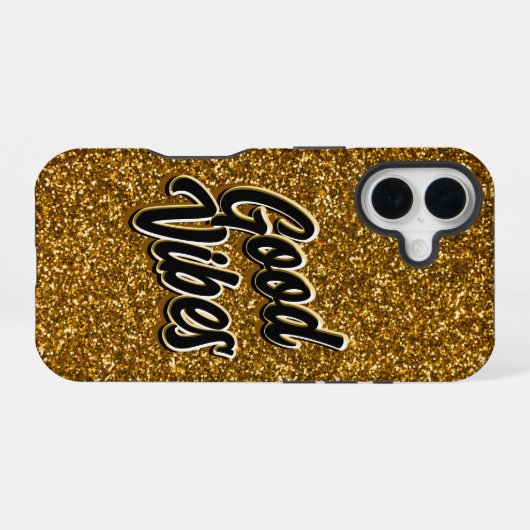 Good Vibes iPhone 16ケース (裏面横)