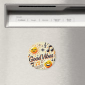 ☀️ + 🎶 = GOOD VIBES Magnet マグネット (インサイチュ (食洗機))