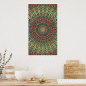 Good Vibes Mandala #1ポスター ポスター (キッチン)