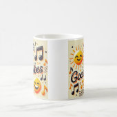 ☀️ + 🎶 = GOOD VIBES Mug コーヒーマグカップ (中央)