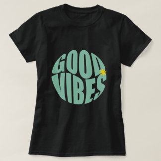 Good Vibes Name Personalized T Shirt Tシャツ