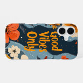 Good Vibes Onlyの電話ケース iPhone 16ケース (裏面横)