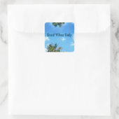 Good Vibes Onlyステッカー スクエアシール (バッグ)