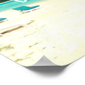 GOOD VIBES ONLY熱帯タイポグラフィポスター ポスター (角)