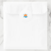 Good Vibes Only – エネル前向きギー引用文アートデザイン ラウンドシール (バッグ)