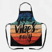 Good Vibes Only エプロン (正面)