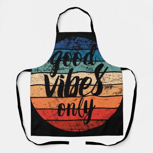 Good Vibes Only エプロン (正面)