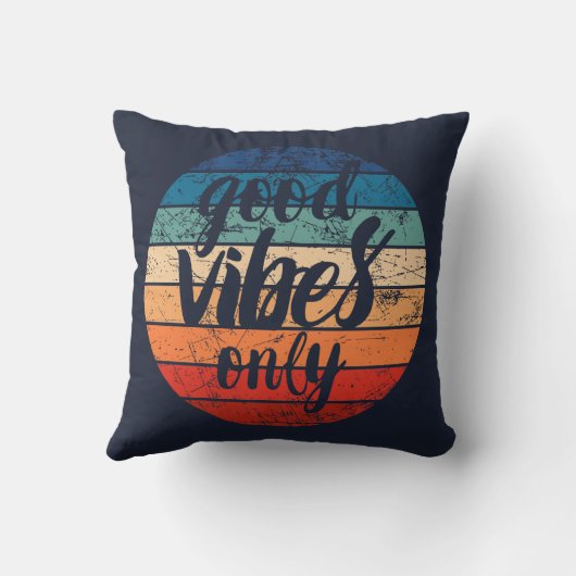 Good Vibes Only クッション (裏面)