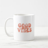 Good Vibes Only コーヒーマグカップ (左)