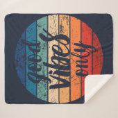 Good Vibes Only シェルパブランケット (正面(横))