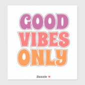 good vibes only シール (シート)