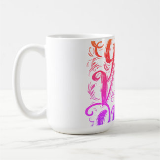 Good Vibes Only スクリプトバッジ コーヒーマグカップ