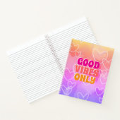 Good Vibes Only  ノートブック (内部)