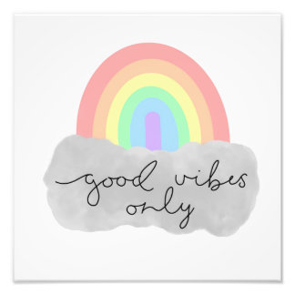 Good Vibes Only フォトプリント