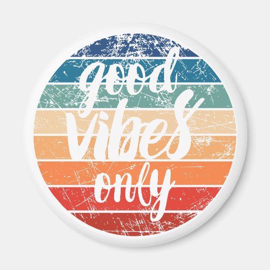 Good Vibes Only マグネット (正面)