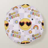 Good Vibes Only ラウンドクッション (裏面)