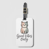 Good Vibes Only ラゲッジタグ (正面縦)