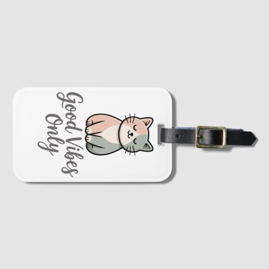 Good Vibes Only ラゲッジタグ (正面横)