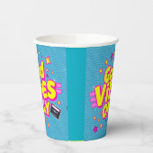 Good Vibes Only - 前向きパーティー紙カップ 紙コップ (左)