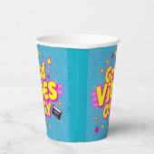 Good Vibes Only - 前向きパーティー紙カップ 紙コップ (右)