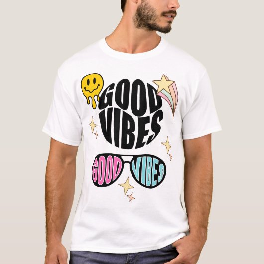 Good Vibes Only — 前向き Energy Tee Tシャツ (正面)