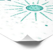 Good Vibes Only – 手カラフル入力Inspirati ポスター (コーナー)