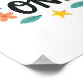 Good Vibes Only – 明るく日当たりの良い印刷可能なウォールアート ポスター (角)