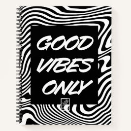 Good Vibes Only 良い雰囲気だけ Solo buenas vibras ノートブック