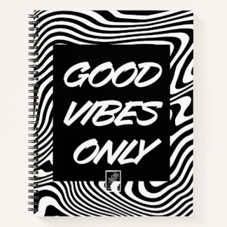 Good Vibes Only 良い雰囲気だけ Solo buenas vibras ノートブック