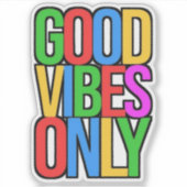 Good Vibes Only-45365 シール (正面)