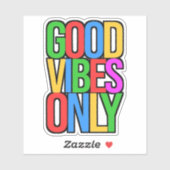 Good Vibes Only-45365 シール (シート)