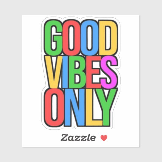 Good Vibes Only-45365 シール (シート)