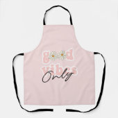 Good Vibes Only 70のHippieスローガン エプロン (正面)