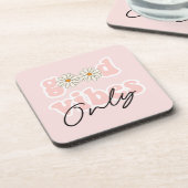 Good Vibes Only 70のHippieスローガン コースター (左側)