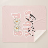 Good Vibes Only 70のHippieスローガン シェルパブランケット (正面(横))