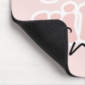 Good Vibes Only 70のHippieスローガン マウスパッド (コーナー)