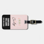 Good Vibes Only 70のHippieスローガン ラゲッジタグ (正面横)