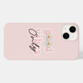 Good Vibes Only 70のHippieスローガン Case-Mate iPhoneケース (裏面 (横))