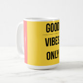 Good Vibes Only — 90s Maximalist Mug コーヒーマグカップ (正面左)