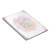 Good Vibes Only Aesthetic Pastel Notebook |  ノートブック (右側)