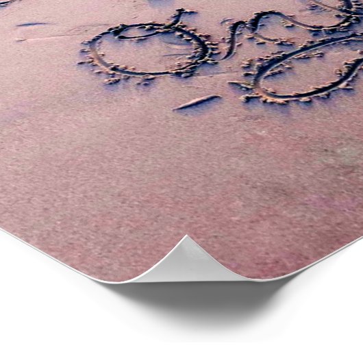 Good Vibes Only Beach and Sand ポスター (角)