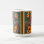 Good Vibes Only Coffee Mug – Bold Gorilla Design コーヒーマグカップ (中央)