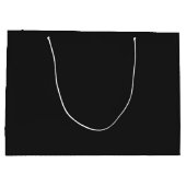Good Vibes Only colorful black Gift Bag  ラージペーパーバッグ (裏面)